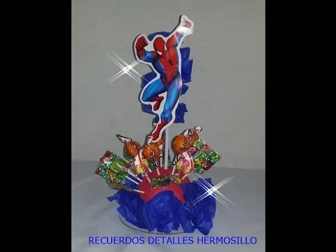 Centros de mesa de Spiderman