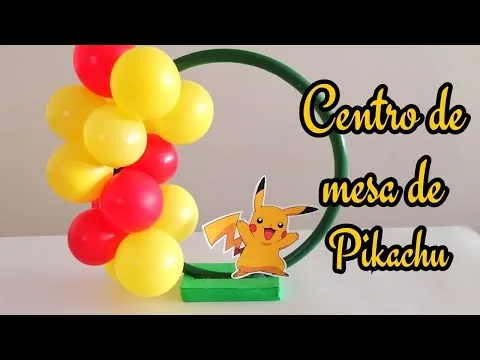 Centros de mesa de Pikachu