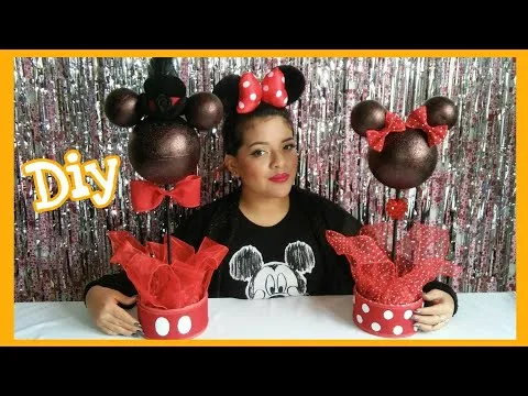 Centros de mesa de Mickey y Minnie