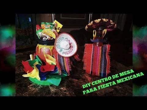 Centros de mesa mexicanos sencillos