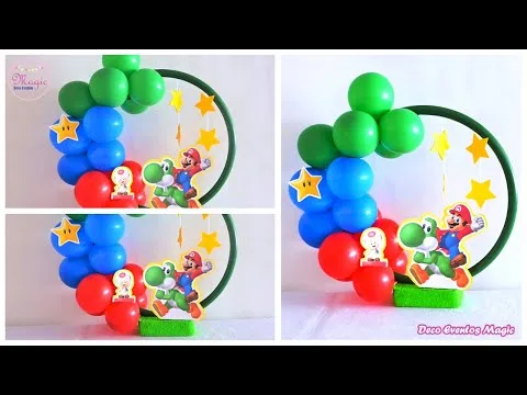 Ideas Cumpleaños Mario Bros - Cómo Decorar y hacer una fiesta