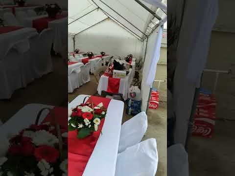 Centros de mesa para boda, rojos