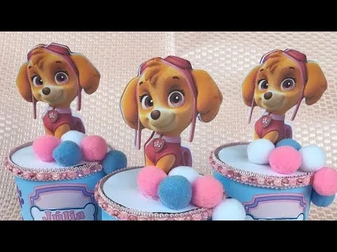 Centros de mesa de Skye, Paw Patrol.